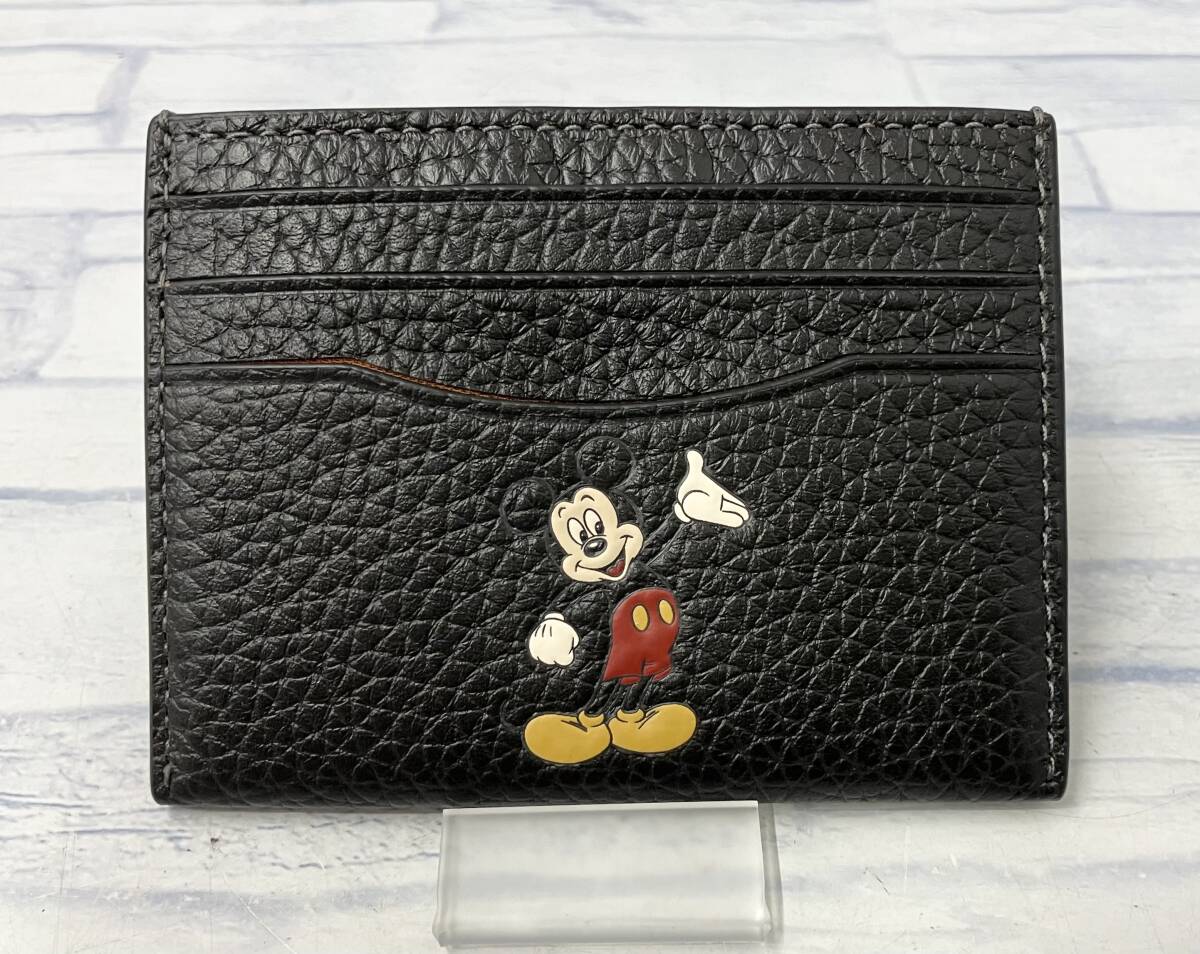 限定【COACH】ディズニー コラボ レザーカードケース CR375 Yahoo!オークション - 美品 コーチ カードケース CR375