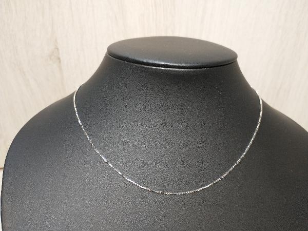 pt850 (プラチナ) ネックレス Pt850 プラチナ 全長約40cm(37+3cm) 総重量約3.8g ネックレス