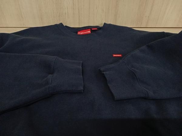 Supreme Supreme small box logo small Logo box sweat L size navy navy blue color reverse side nappy 