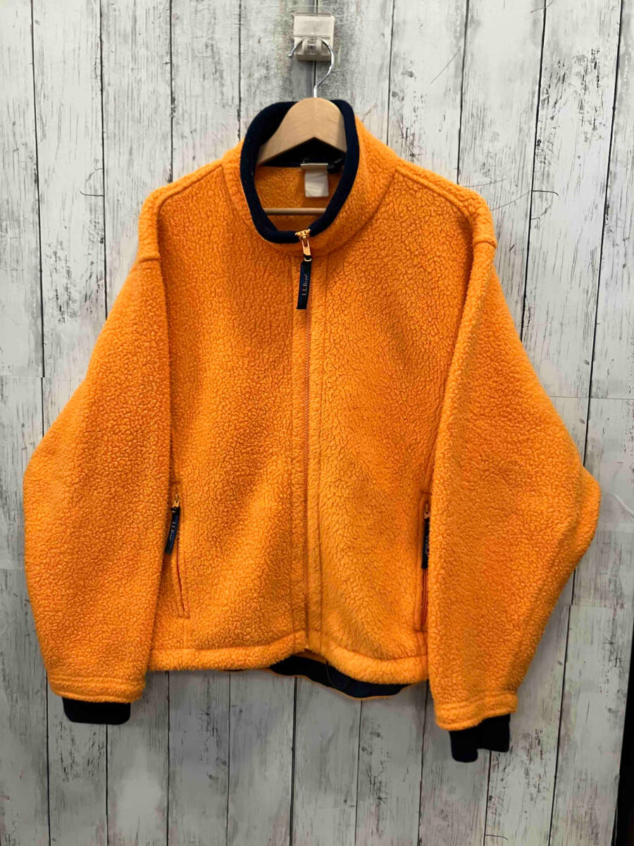 セブンイレブン 冬ギフト カタログ L.L.Bean オレンジ メンズジャケット フリースジャケット ドローコード 袖リブ YKK裏USA表記 80s 70s エルエルビーン 女性用