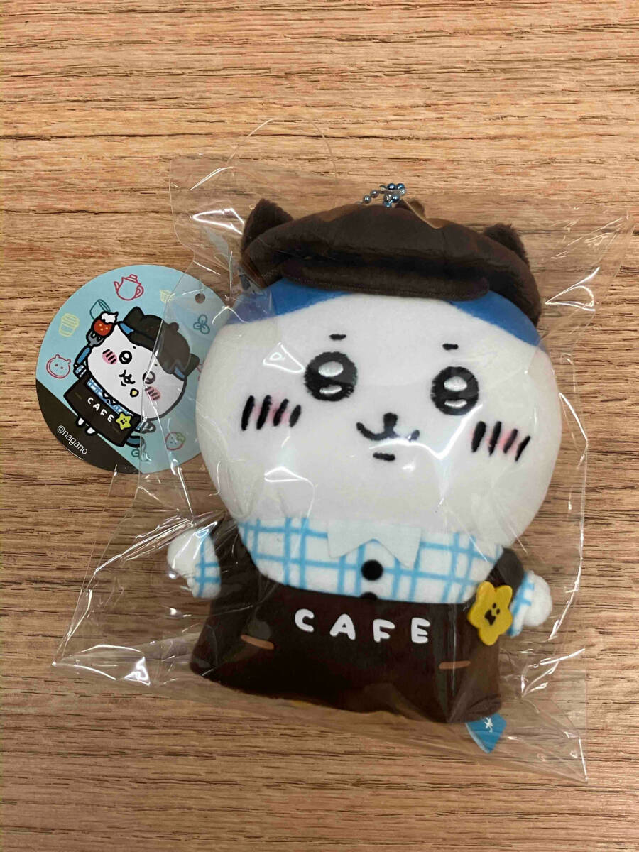 優れた品質 現状品H☆ちいかわ カフェの店員さんマスコット(ハチワレ) その他