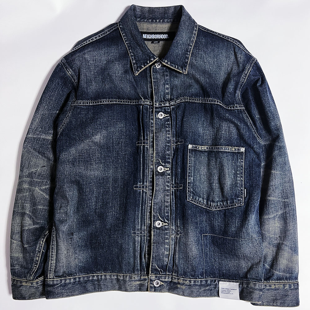 NEIGHBORHOOD 23AW SAVAGE DENIM TYPE-1 JACKET 232XBNH-JKM01 NEIGHBORHOOD 23AW SAVAGE DENIM TYPE-1 JACKET 232XBNH-JKM01