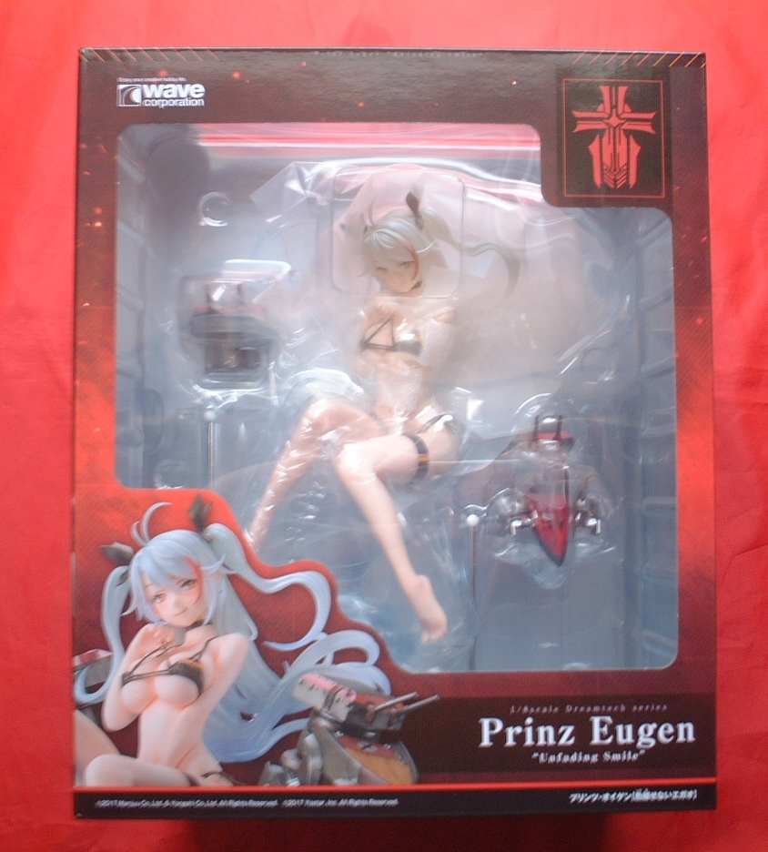 未開封正規品【ウェーブ wave】アズールレーン プリンツ・オイゲン 水着 (再販版)【色褪せないエガオ】1/8スケール 完成品フィギュア