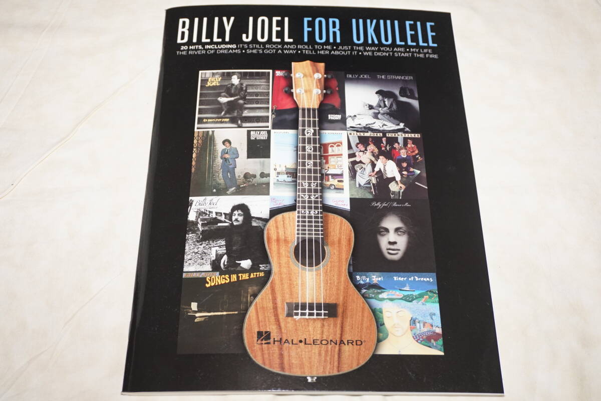 ●　BILLY JOEL FOR UKULELE　●　ビリー・ジョエル・フォー・ウクレレ　洋書　楽譜