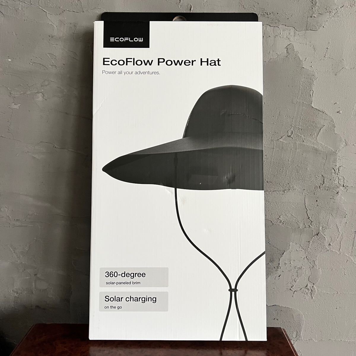 未使用 EcoFlow Power Hat エコフロー ソーラーパネルハット 帽子
