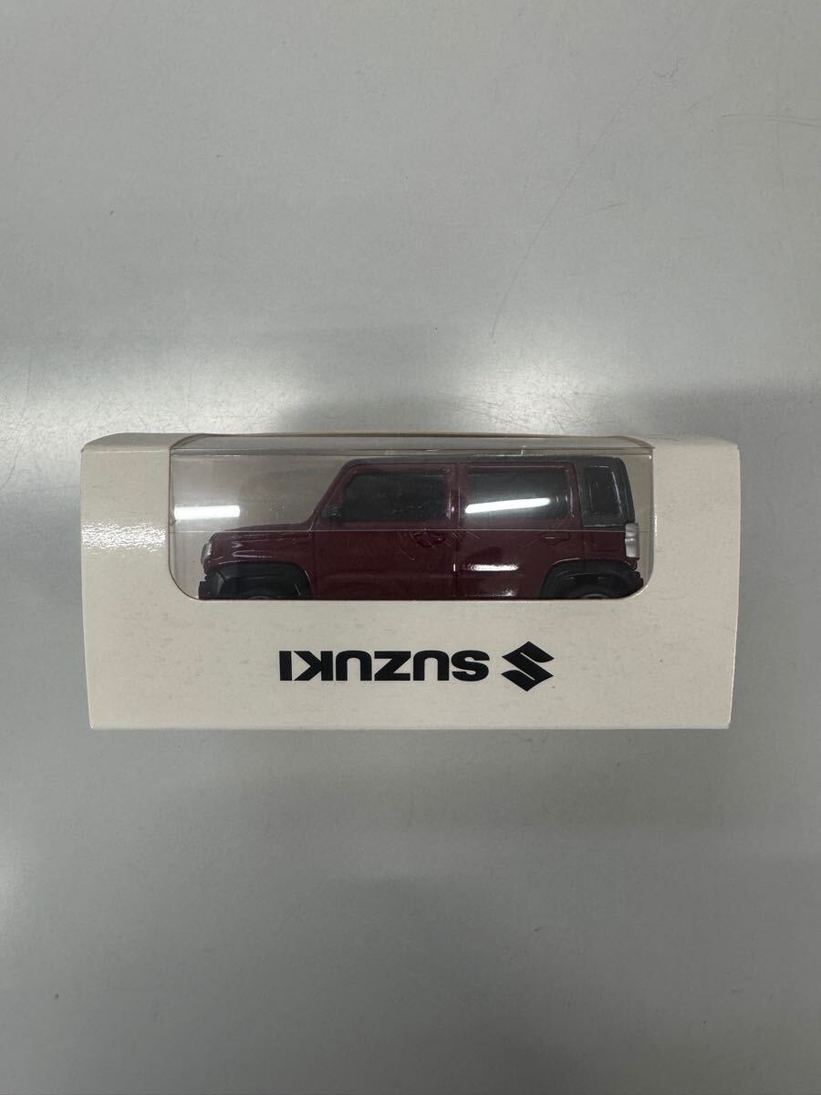 スズキ　 新型ハスラー　 ミニカー　フルバックカー　非売品　フェニックスレッド2トーン