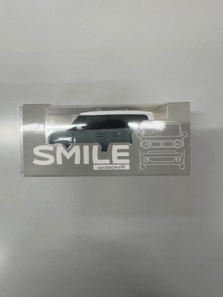 スズキ　 ワゴンRスマイル　ミニカー　フルバックカー　非売品　オフブルー2トーン