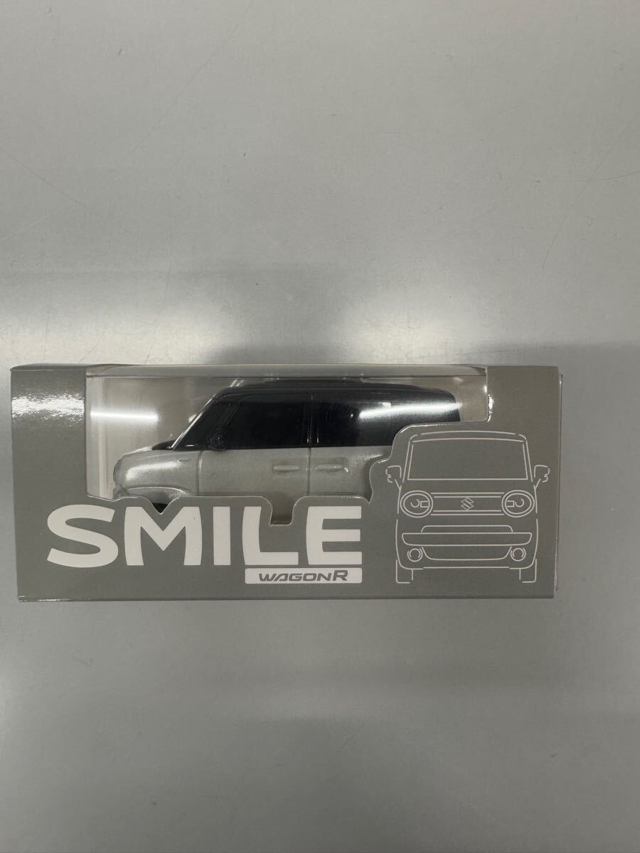 スズキ　 ワゴンRスマイル　ミニカー　フルバックカー　非売品　ピュアホワイトパール