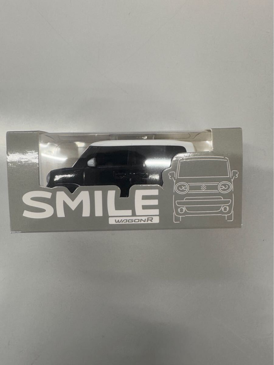 スズキ　 ワゴンRスマイル　ミニカー　フルバックカー　非売品　ブラック2トーン