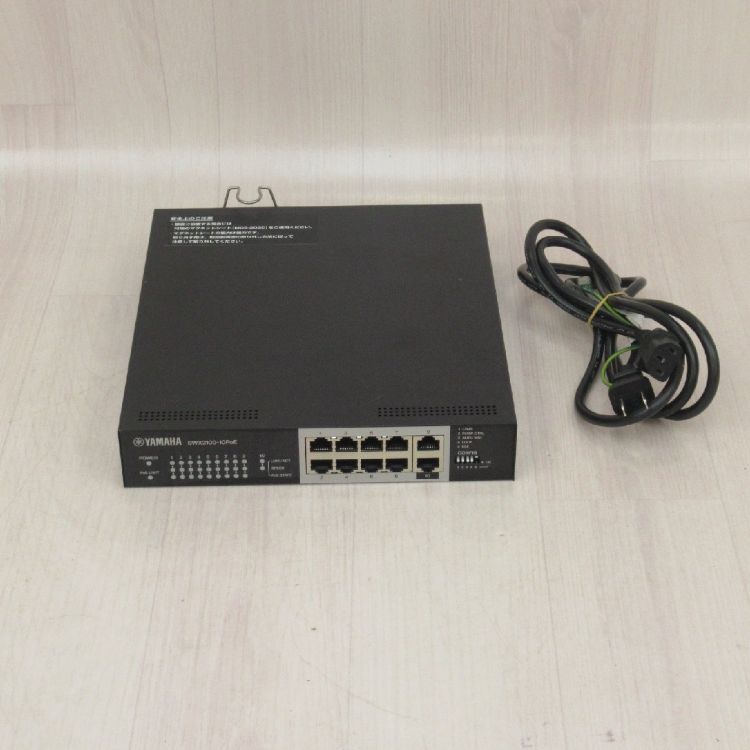 [ б/у ] SWX2100-10PoE YAMAHA / Yamaha простой L2 переключатель [ бизнес ho n для бизнеса телефонный аппарат корпус ]