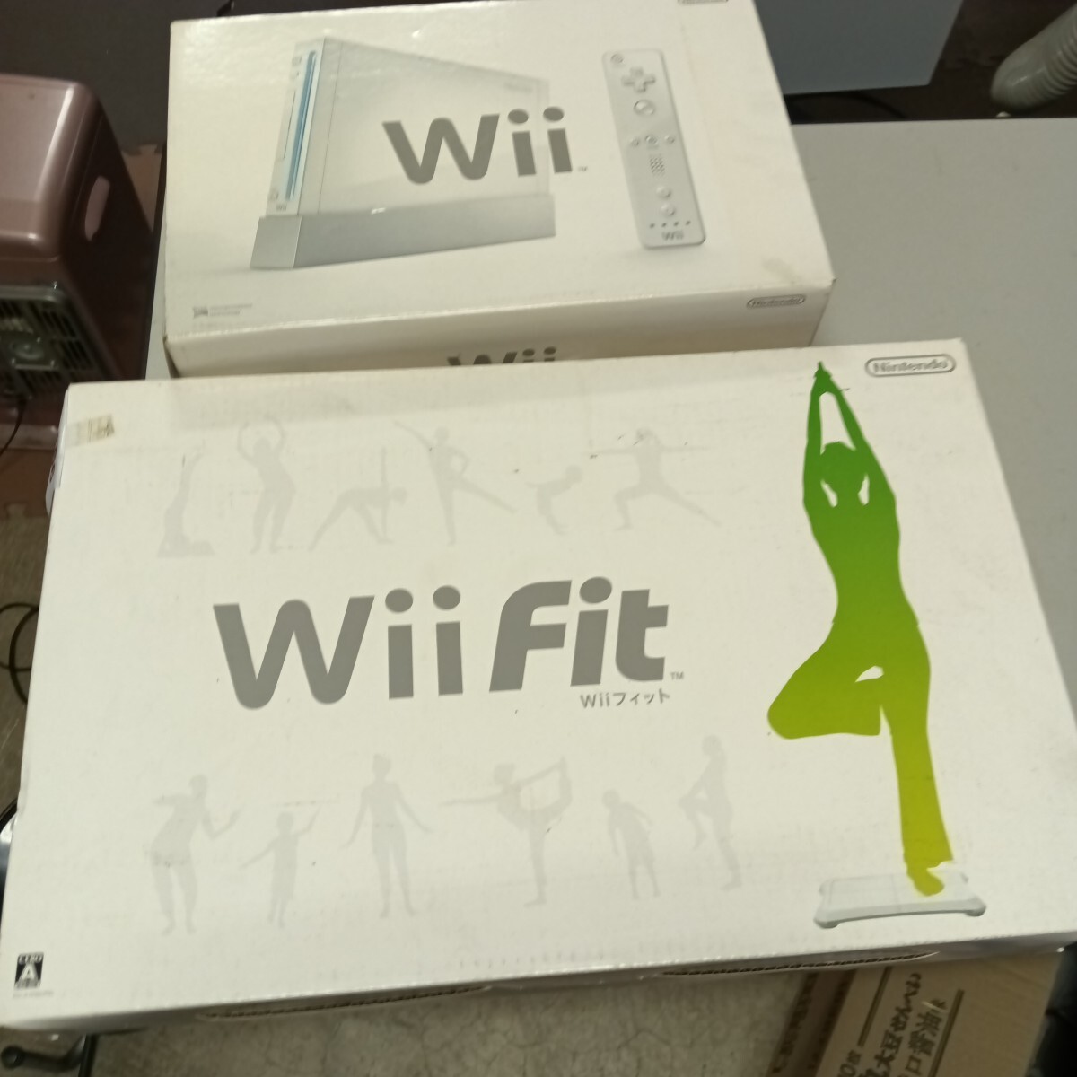 Nintendo 任天堂 Wii ウィー RVL-001(JPN) 本体 fit セット 　美品　動作確認　現状品