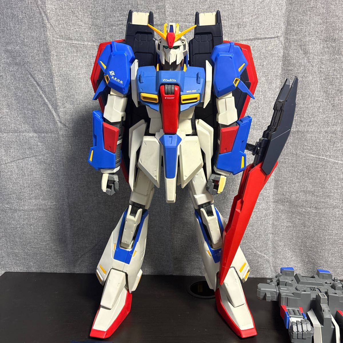 iqoooジャンボグレード MSZ-006 ゼータガンダム 1/35 バンダイ 機動戦士Zガンダム ビッグサイズソフビフィギュア 高さ約60cm