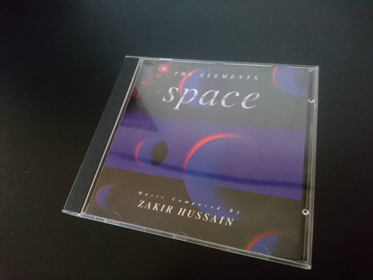 中古CD★ZAKIR HUSSAIN - THE ELEMENTS - Space ザキール フセイン／インド タブラ アンビエント ambient new age tabla chillout