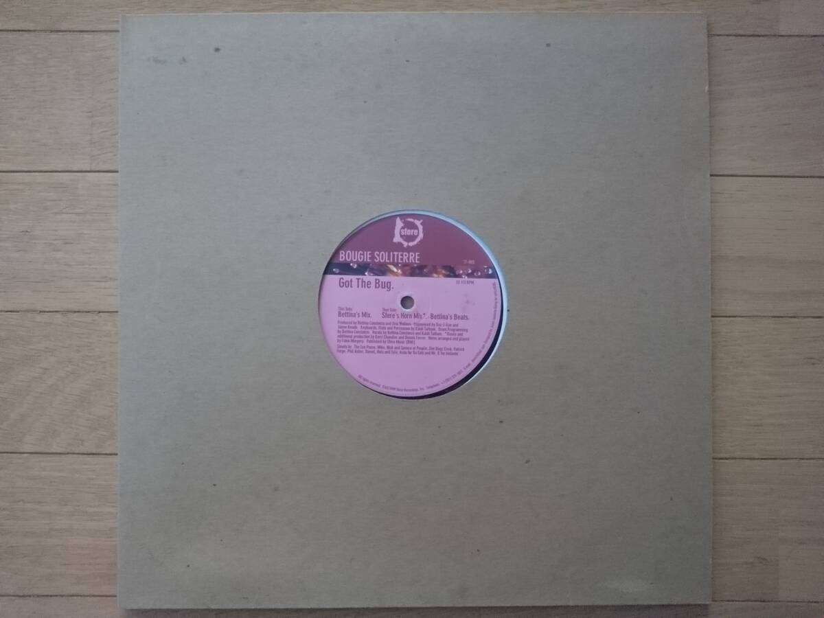 中古レコード★Bougie Soliterre - Got The Bug 12inch Sfere SF-003 1999／Jazzy deep house ディープハウス