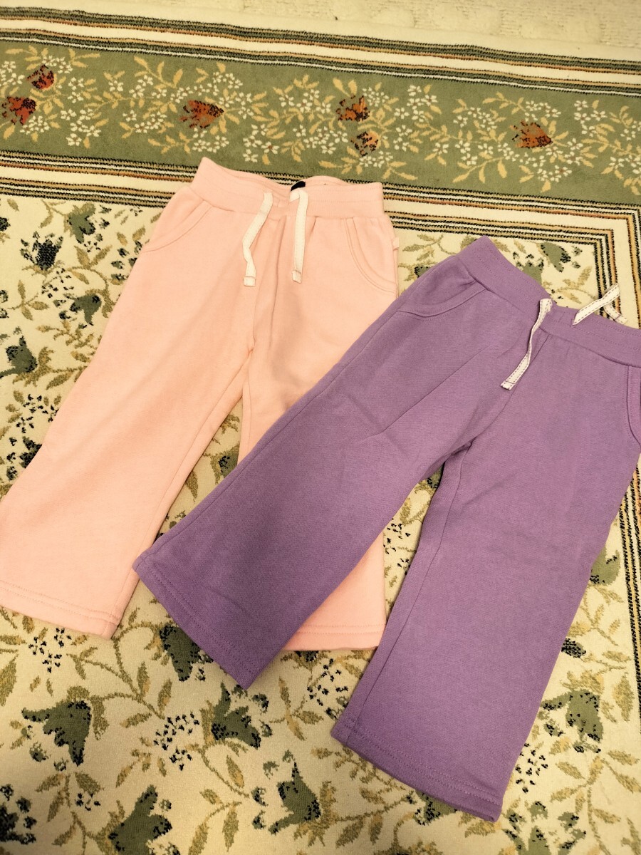美品★GAP 裏起毛裏フリース　トレーナーズボン　2本セット90-95 　とにかくあったかい！