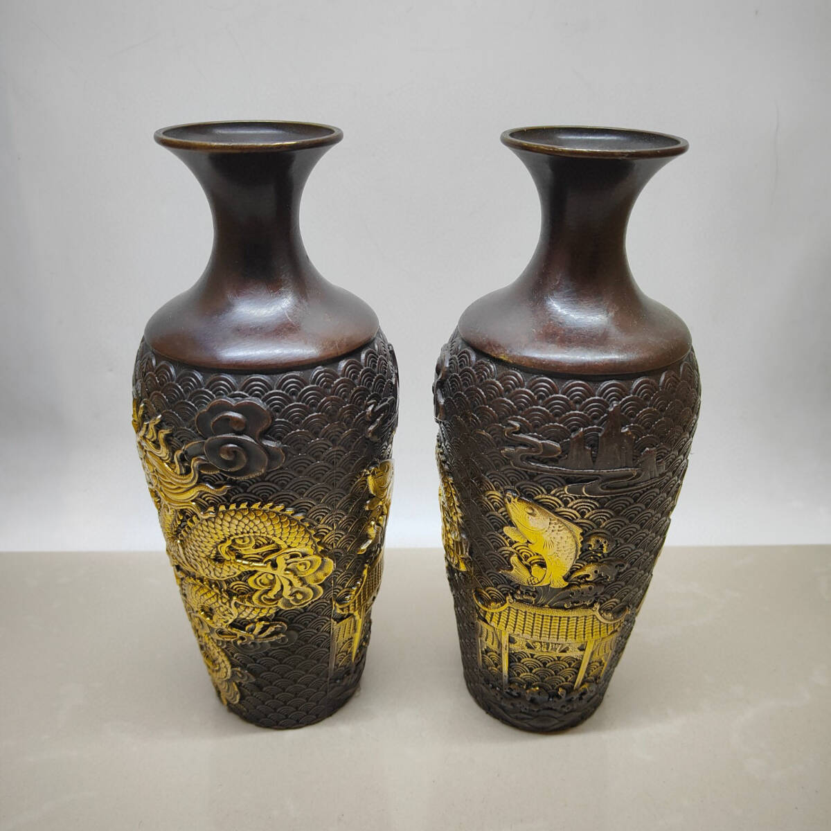 MURANO ITALY金彩 ピンクレースライン ピッチャー 花瓶 Murano