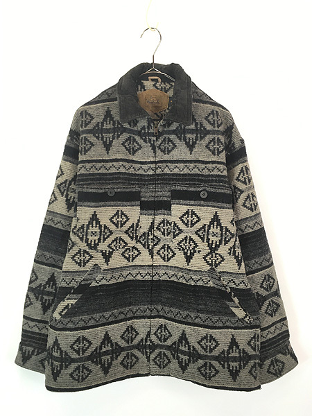 古着 80s USA製 WoolRich ネイティブ チマヨ 総柄 ウール 古着 80s USA製 WoolRich ネイティブ チマヨ 総柄 ウール