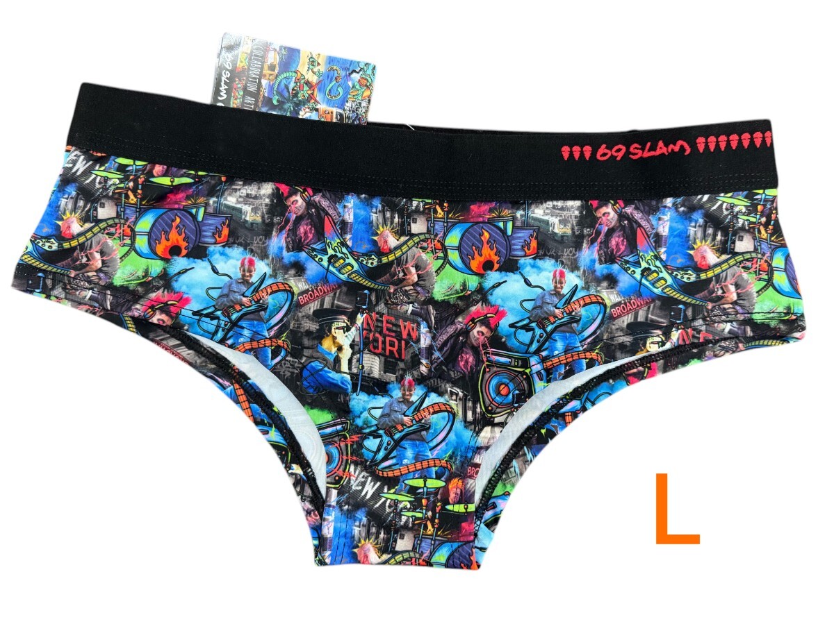 69slam ロックスラム レディース ショーツ インナーパンツ Lサイズ 下着 ボクサー_画像1