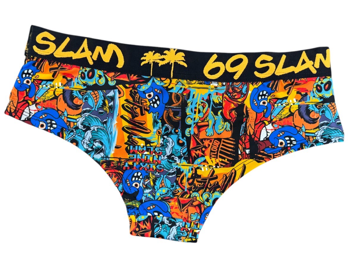 69slam ロックスラム レディース ショーツ インナーパンツ Lサイズ 下着 ボクサー_画像2