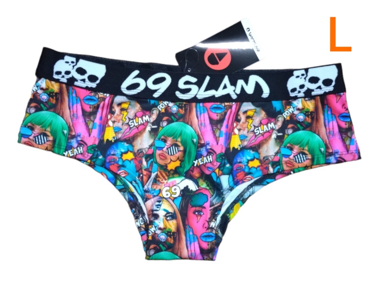 69slam ロックスラム レディース ショーツ インナーパンツ　Lサイズ 下着 ボクサー_画像1