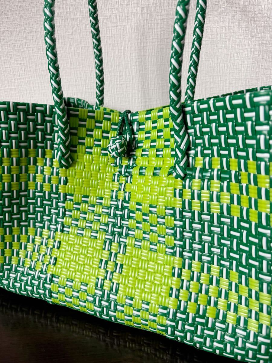 プラカゴ メルカド かごバッグ 大容量 トートバッグ ハンドメイド パサール 軽量