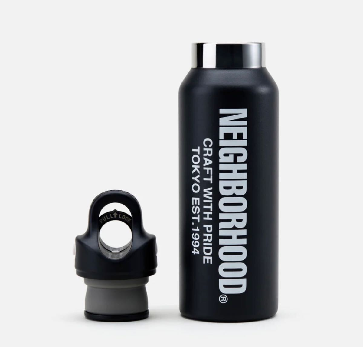 新品未開封 NEIGHBORHOODNH X REVOMAX . VACUUM INSULATED BOTTLE 12OZ SLIM SILVER シルバー ネイバーフッド 真空斷熱 水筒 ステンレス