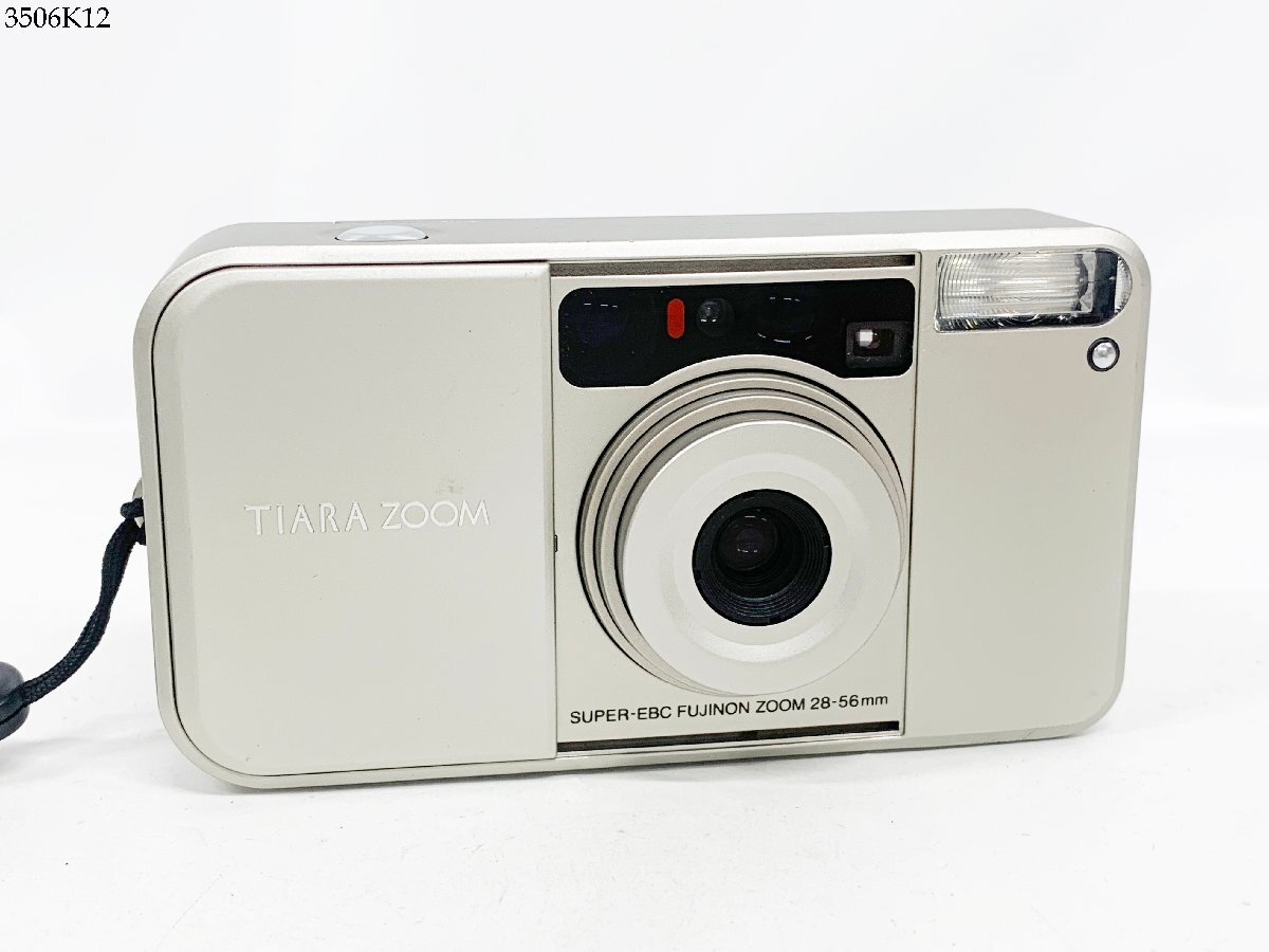 シャッターOK FUJIFILM 富士フィルム TIARA ZOOM SUPER-EBC FUJINON 28-56mm コンパクト フィルムカメラ 3506K12-12