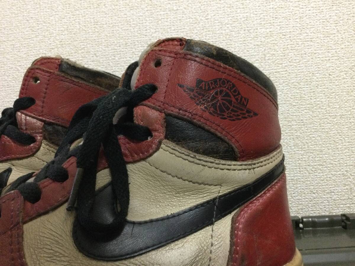 85年製 韓国生産 NIKE AIR JORDAN1 CHICAGO OG オリジナル 80s 85年製 韓国生産 NIKE AIR JORDAN1 CHICAGO OG オリジナル 80s