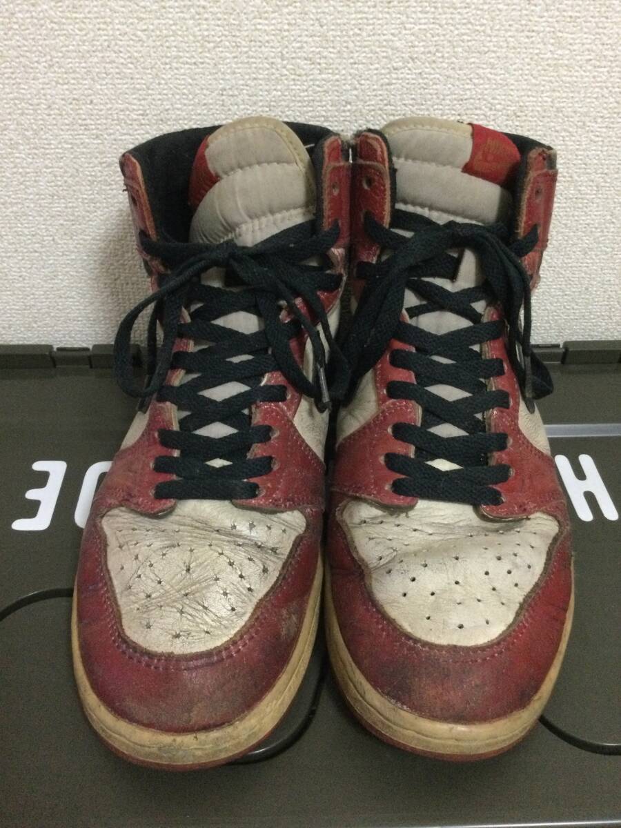 85年製 韓国生産 NIKE AIR JORDAN1 CHICAGO OG オリジナル 80s 85年製 韓国生産 NIKE AIR JORDAN1 CHICAGO OG オリジナル 80s