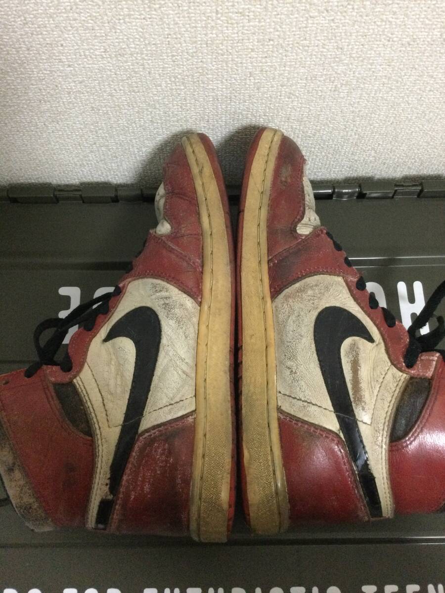 85年製 韓国生産 NIKE AIR JORDAN1 CHICAGO OG オリジナル 80s 85年製 韓国生産 NIKE AIR JORDAN1 CHICAGO OG オリジナル 80s