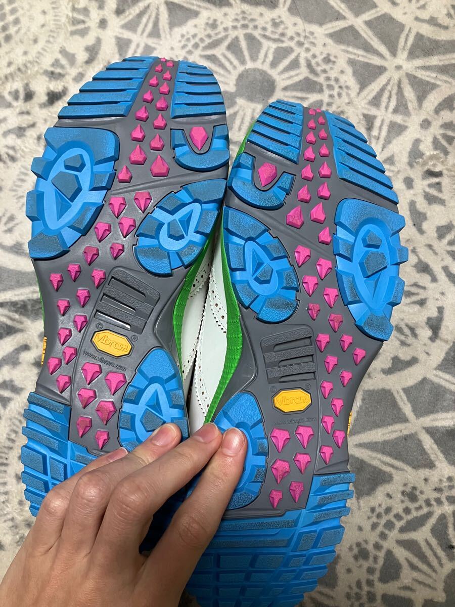 19ss コムデギャルソンオムプリュス　ウィングチップ　スニーカー　25センチ_画像8