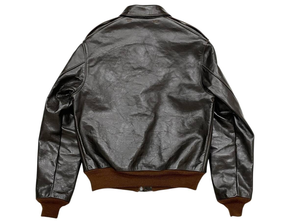 新品 40 TOYS McCOY TYPE A-2 RED SILK LINING ZEMKE'S WOLFPACK STORE EX トイズマッコイ フライトジャケット レッドシルク ストア限定