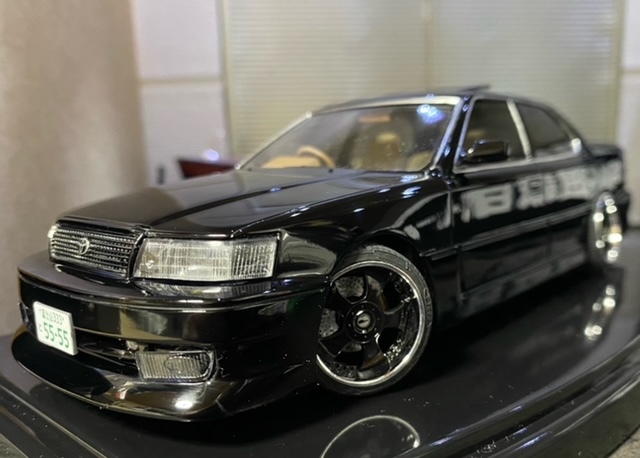1/24 アオシマ UCF11 セルシオ 完成品 ファブレス VIP ジャンク