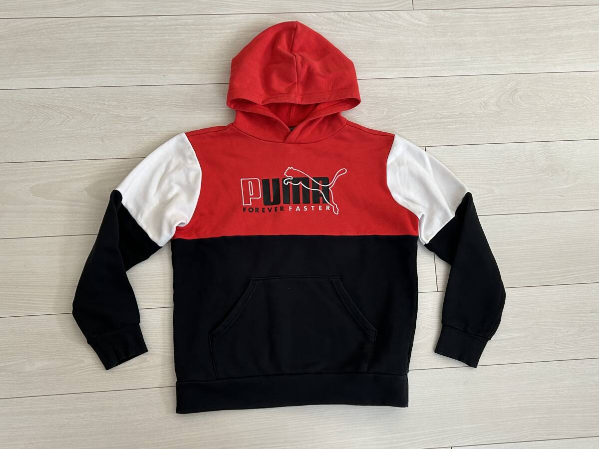 ★PUMA プーマ 160サイズ パーカー プルオーバー 長袖★_画像1
