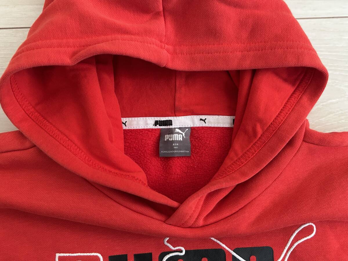 ★PUMA プーマ 160サイズ パーカー プルオーバー 長袖★_画像3