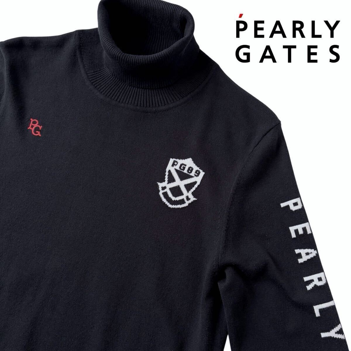 PEARLY GATES パーリーゲイツ ハイネックニットセーター PEARLY GATES パーリーゲイツ ハイネックニットセーター