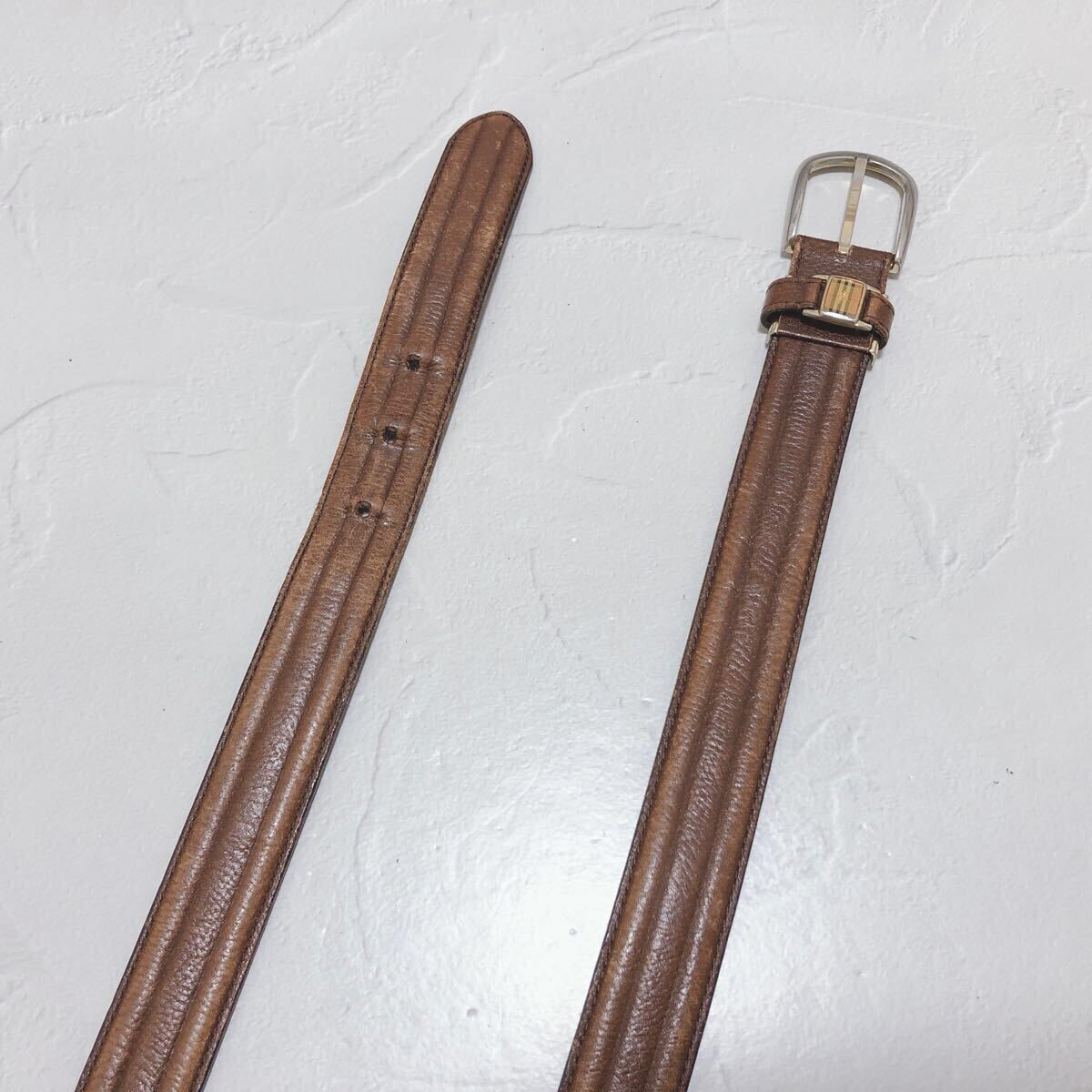 BURBERRY バーバリー ベルト レザーベルト ブラウン 茶色 レザー BURBERRY バーバリー ベルト レザーベルト ブラウン 茶色 レザー