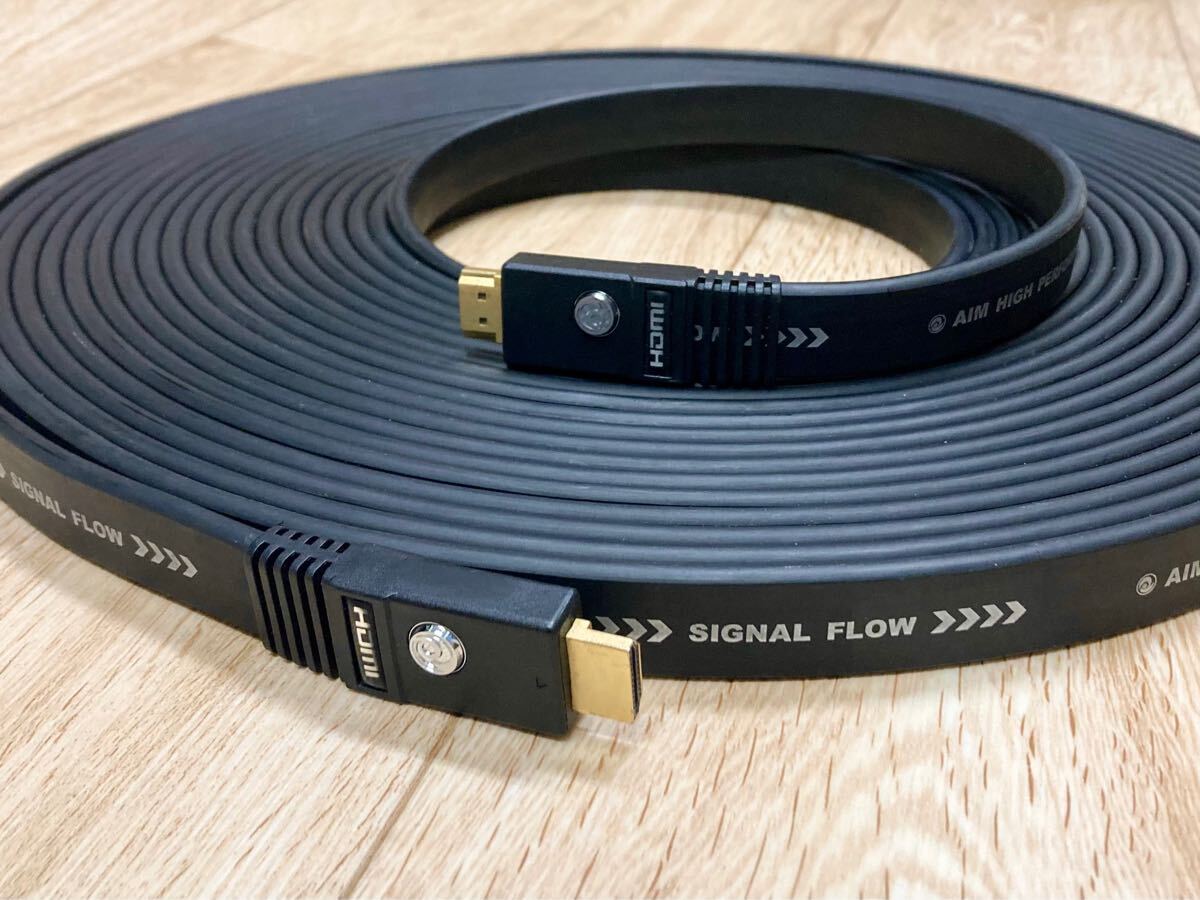 AIMeim electron AVC-FLS 15 HIGH PERFORMANCE S SERIES HDMI cable audio image cable flat cable regular price 178,500 jpy 