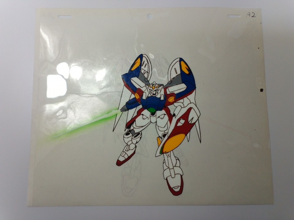 ◇セル画 新機動戦記ガンダムW ウイングガンダム0◇約23×26.5 ◇セル画 新機動戦記ガンダムW ウイングガンダム0◇約23×26.5