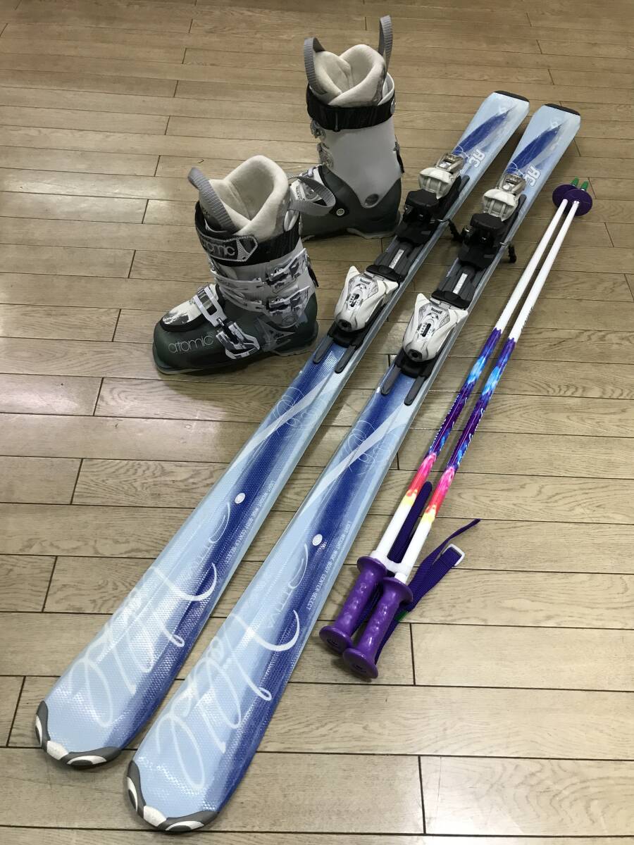 気になる対象商品 ATOMIC 靴 156cm/ ☆★☆2025スタートセール!レディース4点セットN370 スキーVOLKL 22.5cm/ 程度良好! POLE新品105cm 板、ブーツセット