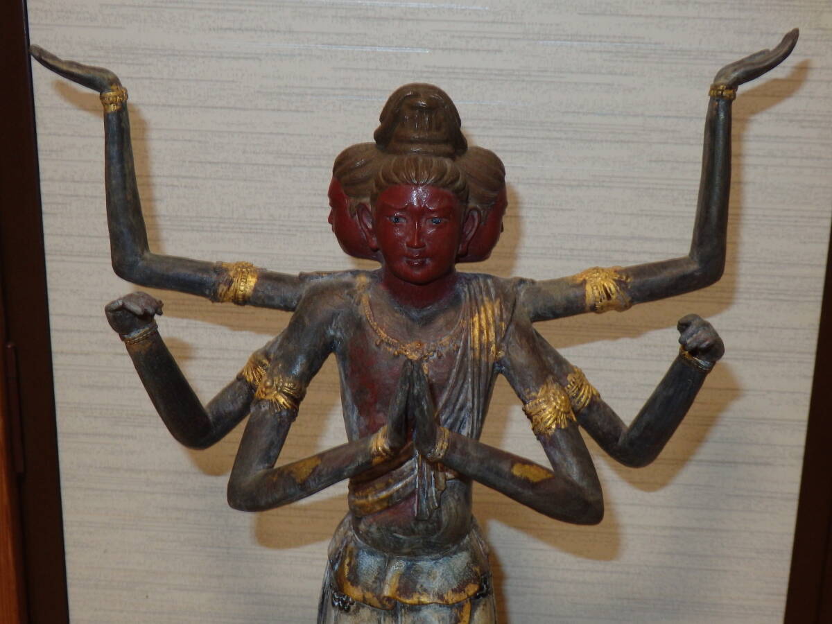 ☆仏教美術 阿修羅像 高さ約41㎝ 検索: たぶん、、、 喜多敏勝 ☆仏教美術 阿修羅像 高さ約41㎝ 検索: たぶん、、、 喜多敏勝