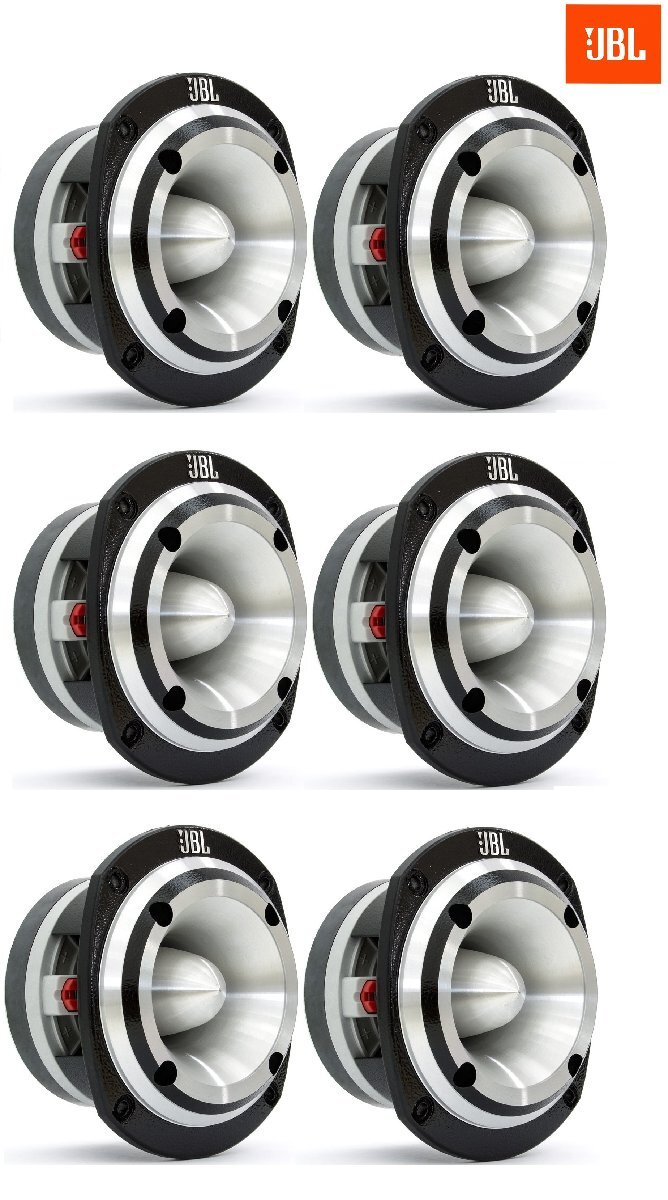 6個セット アルミスーパーツイーター JBL ST450TRIO 300w外向き 6個セット アルミスーパーツイーター JBL ST450TRIO 300w外向き