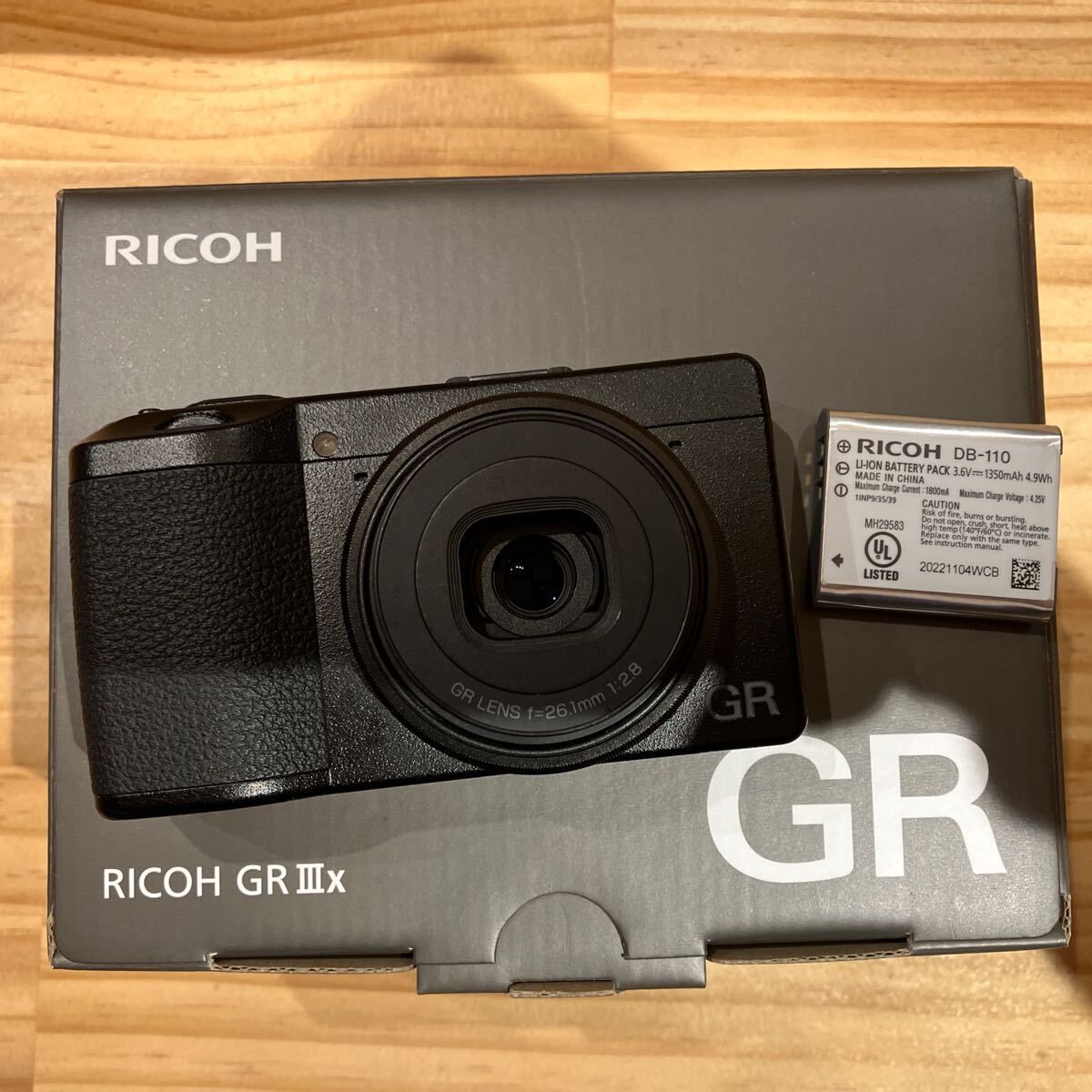RICOH GR IIIx 美品 予備バッテリー付き カメラ、光学機器 RICOH GR IIIx 美品 予備バッテリー付き カメラ、光学機器