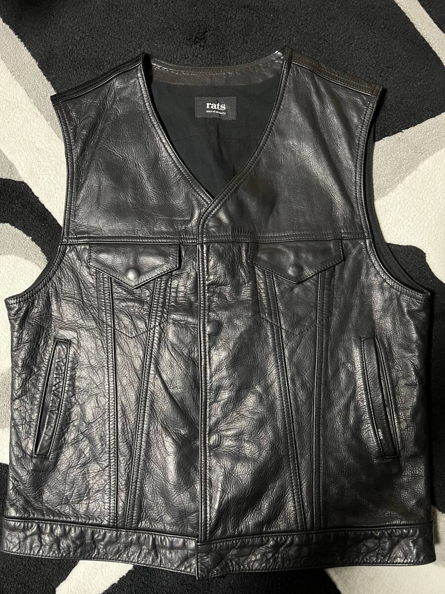 rats レザーベストXL rats レザーベストXL