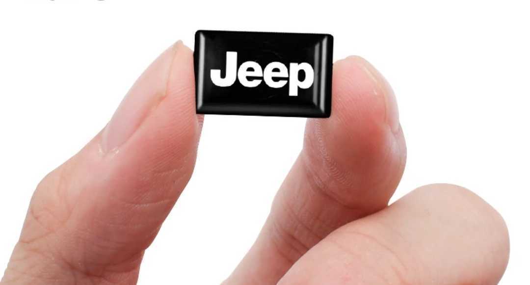 JEEP 3Dミニステッカー 6P■クライスラー・ジープ ラングラー グランドチェロキー コンパス レネゲード アンリミテッド エンブレム_画像4