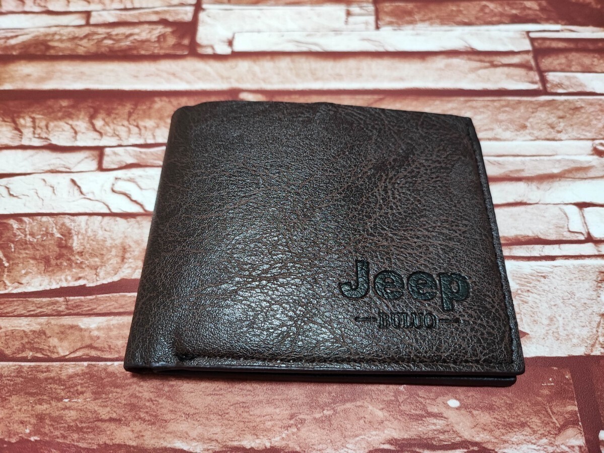 Jeep ビンテージ カードケース 財布【ダーク】クライスラー・ジープ ラングラー アンリミテッド グランドチェロキー コンパス レネゲード_画像5