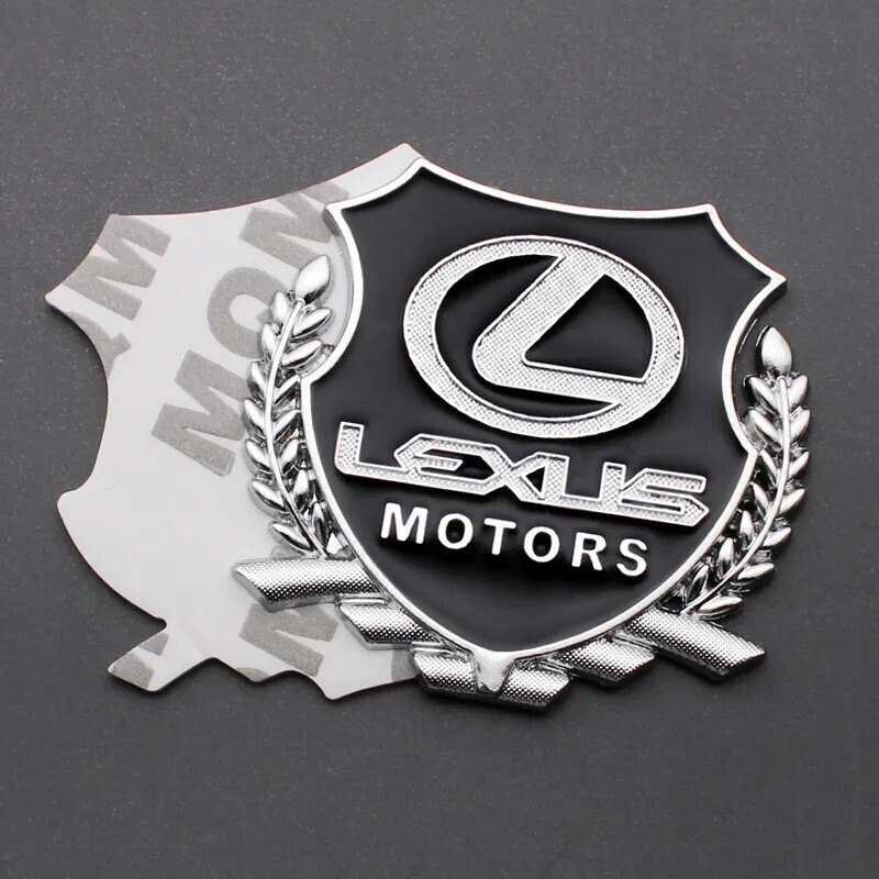 レクサス メタルエンブレム シルバー LS500h GS300h GS350 GS450h IS300h IS350 CT200h RX300 RX450h NX300h RC300 RC-F GS-F Fスポーツ
