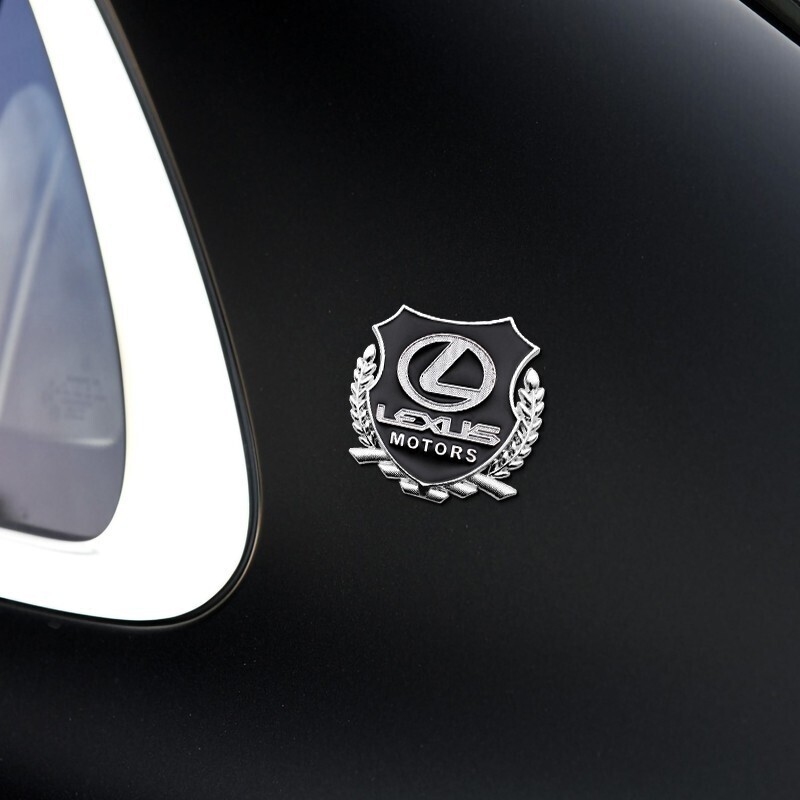 レクサス メタルエンブレム シルバー LS500h GS300h GS350 GS450h IS300h IS350 CT200h RX300 RX450h NX300h RC300 RC-F GS-F Fスポーツ