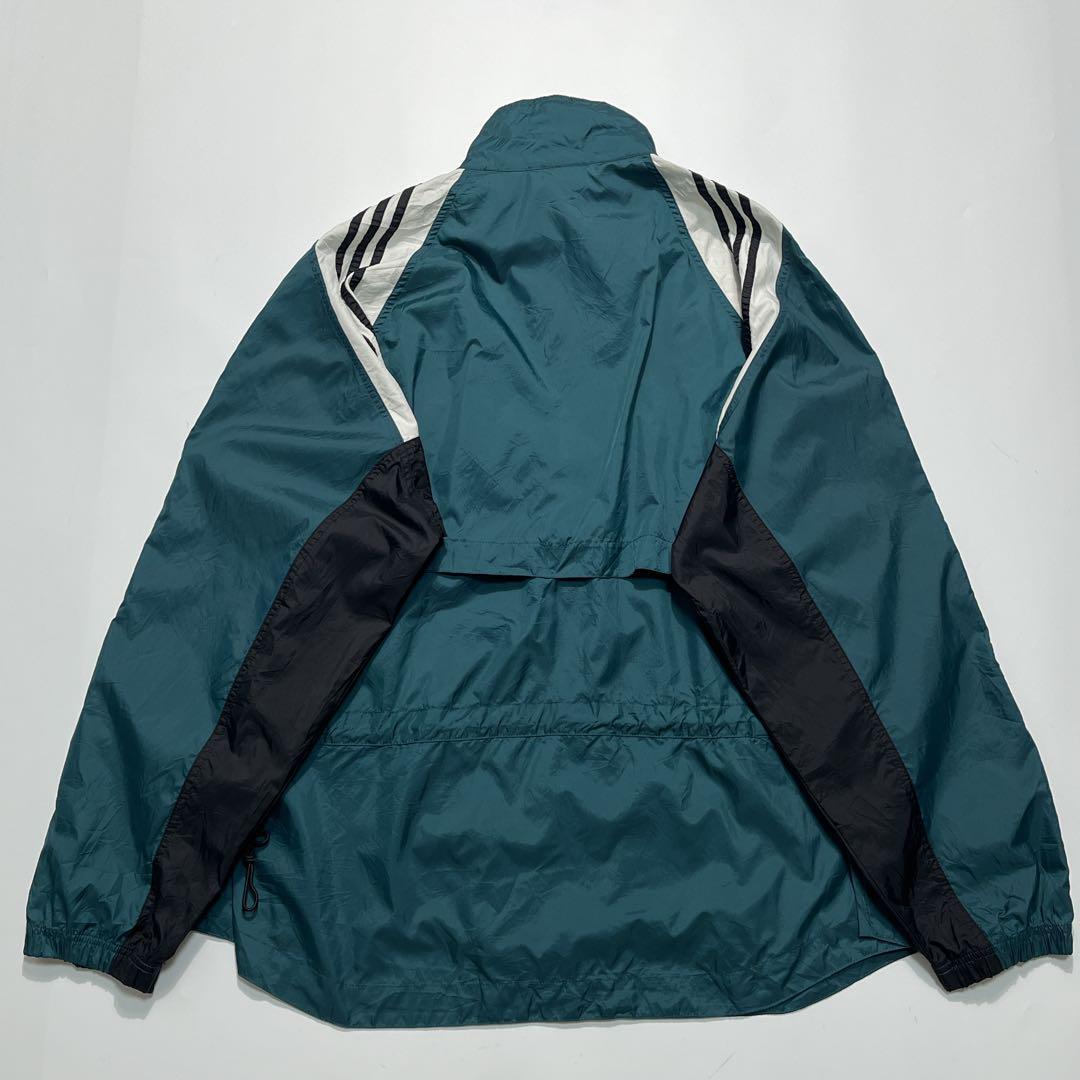 90's adidas アディダス ハーフジップ アノラック M ナイロン 90's adidas アディダス ハーフジップ アノラック M ナイロン