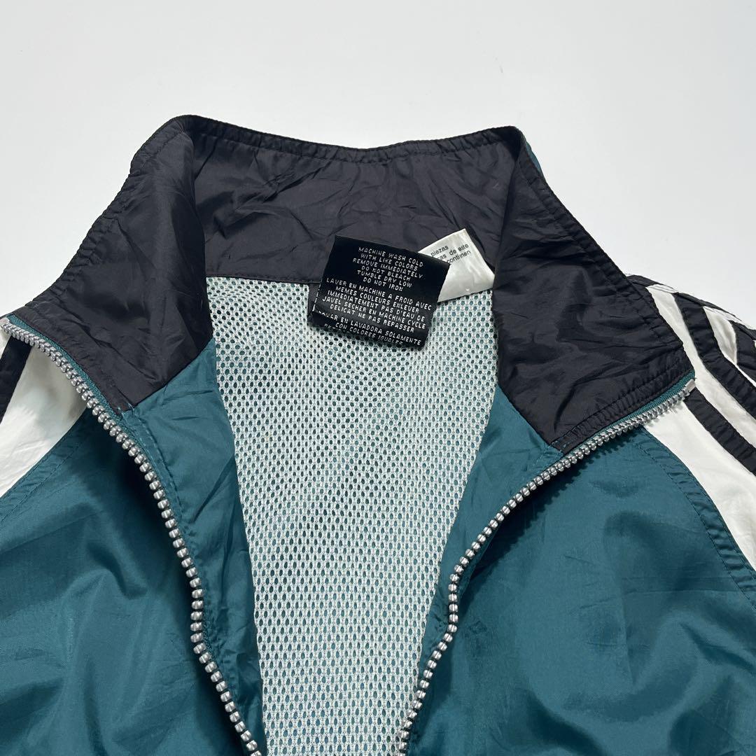 90's adidas アディダス ハーフジップ アノラック M ナイロン 90's adidas アディダス ハーフジップ アノラック M ナイロン